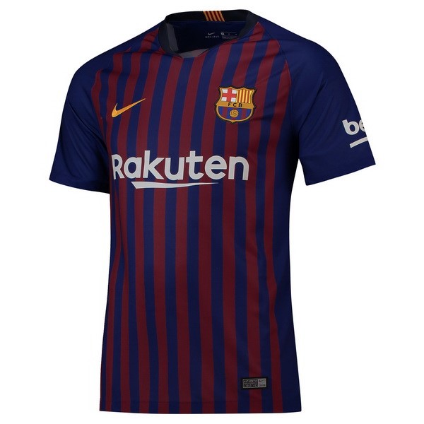 Thailande Maillot Football Barcelone Domicile 2018-19 Bleu Rouge